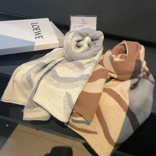 Loewe Fashion Versatile Logo Jacquard Scarf Size: 30 * 180 CM