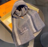 Louis Vuitton Men's Fashion Versatile Embroidered Logo Cashmere Scarf Size: 30 * 180 CM
