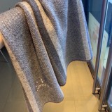 Louis Vuitton Men's Fashion Versatile Embroidered Logo Cashmere Scarf Size: 30 * 180 CM