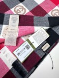 Gucci Classic GG Pattern Versatile Cashmere Scarf Size: 45 * 185 CM