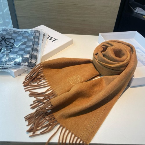 Loewe Fashion Double Sided Color Cashmere Tassel Scarf Size: 35 * 180 CM