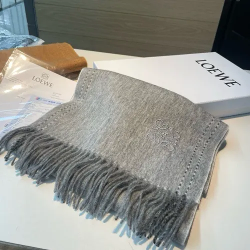 Loewe Fashion Double Sided Color Cashmere Tassel Scarf Size: 35 * 180 CM