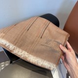 Louis Vuitton Classic Embroidered Cashmere Tassel Scarf Size: 80 * 200 CM