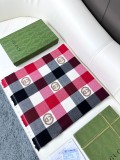 Gucci Classic GG Pattern Versatile Cashmere Scarf Size: 45 * 185 CM