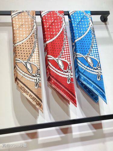 Louis Vuitton Sailor Bandana Square Silk Scarf Size: 90 * 90 CM