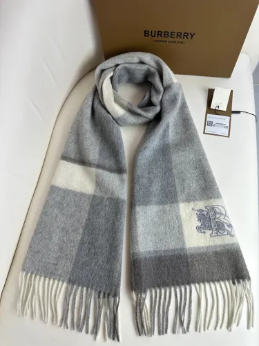 Burberry New Embroidered War Horse Cashmere Tassel Scarf Size: 32 * 180 CM