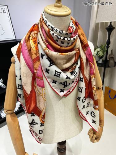 Louis Vuitton Fashion Strap Floral Cashmere Square Towel Size: 140 * 140 CM