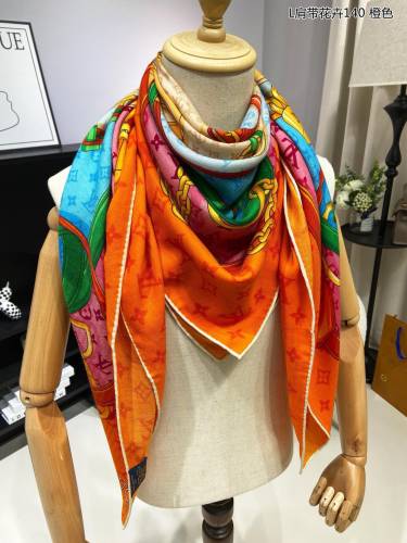 Louis Vuitton Fashion Strap Floral Cashmere Square Towel Size: 140 * 140 CM
