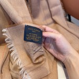 Louis Vuitton Classic Embroidered Cashmere Tassel Scarf Size: 80 * 200 CM