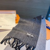 Louis Vuitton Classic Embroidered Logo Cashmere Scarf Size: 30 * 180 CM