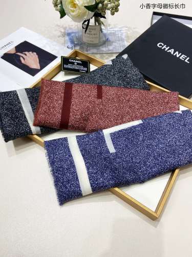 Chanel Classic Letter Logo Cashmere Scarf Size: 110 * 200 CM