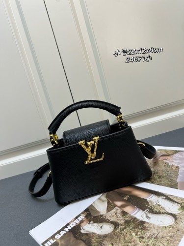 Louis Vuitton Classic Logo Letter Mini Handbag Size: 22 x 12 x 8 CM