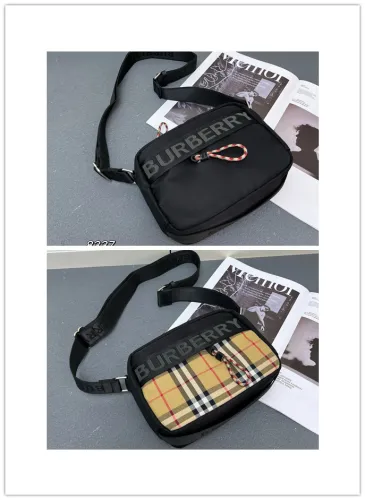 Burberry Classic 3D Letter Logo Paddy Bag Crossbody Bag Size: 22.5 x 6.5 x 16 CM