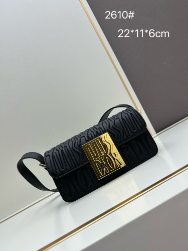 Dior Classic Retro Logo Flip Bag Crossbody Bag