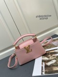 Louis Vuitton Classic Logo Letter Mini Handbag Size: 22 x 12 x 8 CM