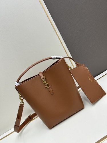 Yves Saint Laurent Classic Leather Bucket Bag Handbag
