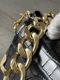 Versace New Fashion Crocodile Pattern Printed Handbag Crossbody Bag Size: 26X12 × 20 CM