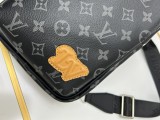 Louis Vuitton Classic Chessboard Pattern Shoulder Bag Size: 20x31x7CM