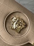 Versace New Fashion Crocodile Pattern Printed Handbag Crossbody Bag Size: 26X12 × 20 CM