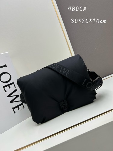 Loewe New Nylon Puffer Goya Postman Bag Size: 30x10x20.5CM
