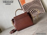 Versace New Fashion Crocodile Pattern Printed Handbag Crossbody Bag Size: 26X12 × 20 CM