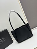 Prada Classic Triangle Logo Mini Tote Basket Size: 18x6.5x10.5 CM