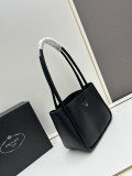 Prada Classic Triangle Logo Mini Tote Basket Size: 18x6.5x10.5 CM