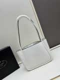 Prada Classic Triangle Logo Mini Tote Basket Size: 18x6.5x10.5 CM