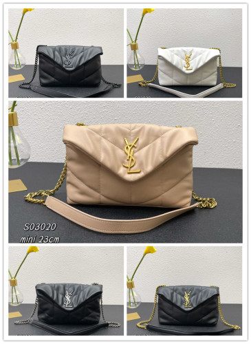 Yves Saint Laurent Classic Leather Mini Crossbody Bag Size: 23 × 15.5 × 8.5 CM