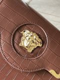 Versace New Fashion Crocodile Pattern Printed Handbag Crossbody Bag Size: 26X12 × 20 CM