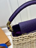Louis Vuitton Fashion Vine Weaving Picnic Box Size: 27 × 17.3 × 9 CM