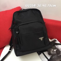 Prada Men's and Women's Waterproof Backpack Size: 30x40x18 CM