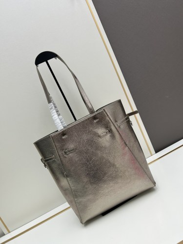 Givenchy Classic Logo Embossed Leather Tote Bag Handbag Size: 30x31x11 CM