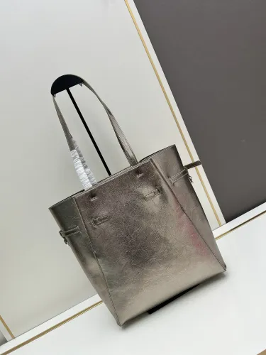 Givenchy Classic Logo Embossed Leather Tote Bag Handbag Size: 30x31x11 CM