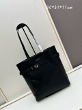 Givenchy Classic Logo Embossed Leather Tote Bag Handbag Size: 30x31x11 CM