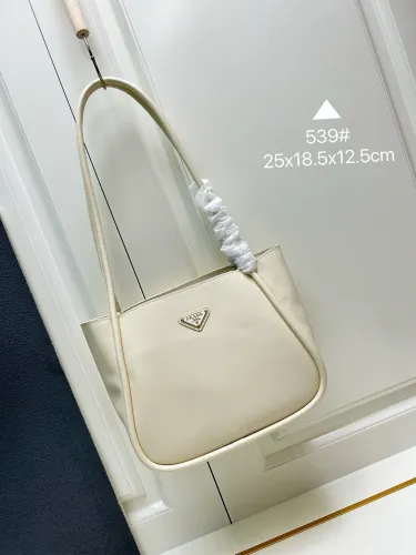 Prada Classic Logo Leather Shoulder Bag Size: 25 × 18.5x12.5 CM