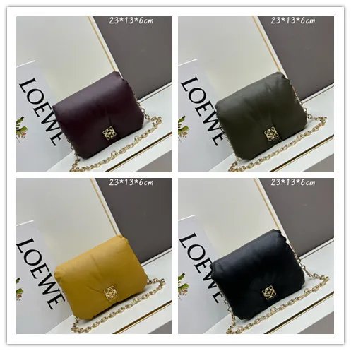 Loewe Fashion Sheepskin Puffer Goya Handbag Size: 23x13x6 CM