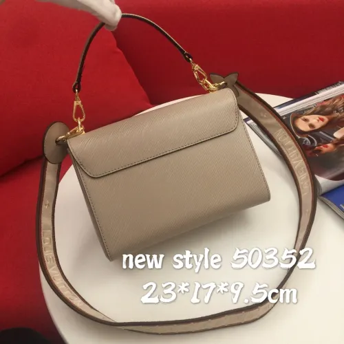 Louis Vuitton Classic LV Twist Leather Handbag Crossbody Bag Size: 23.0 x 17.0 x 9.5 CM