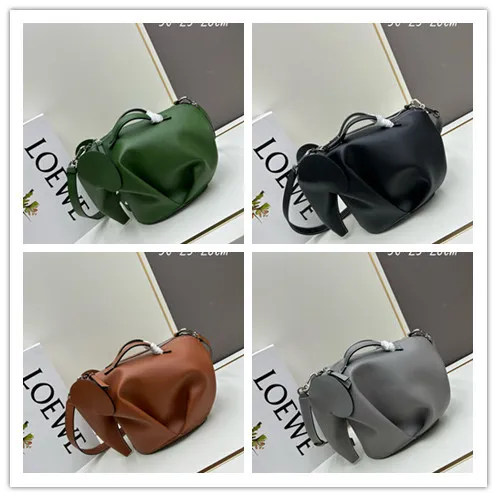 Loewe Classic Cowhide Elephant Handbag Size: 30x23X26 CM