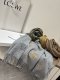 Loewe New Unisex Color Contrast Splicing Cashmere Scarf Size: 30 * 180 CM