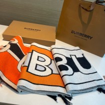 Burberry Classic TB Jacquard Striped Cashmere Scarf Size: 30 * 175 CM