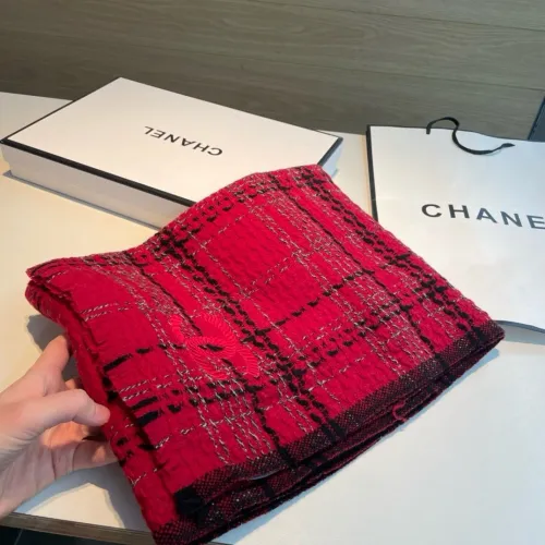 Chanel Classic Logo Versatile Wool Scarf Size: 50 * 200 CM