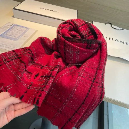 Chanel Classic Logo Versatile Wool Scarf Size: 50 * 200 CM