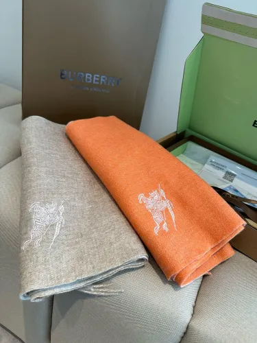 Burberry Unisex Classic War Horse Embroidered Versatile Scarf Size: 30 * 180 CM