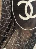 Chanel Fashion Double C Logo Mesh Cashmere Square Towel Size: 140 * 140 CM