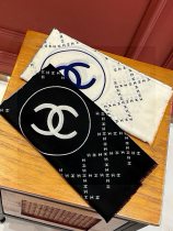 Chanel Fashion Double C Logo Mesh Cashmere Square Towel Size: 140 * 140 CM