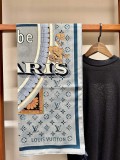 Louis Vuitton New Classic Logo Jacquard Velvet Square Towel Size: 140 * 140 CM
