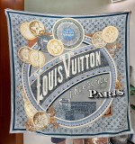 Louis Vuitton New Classic Logo Jacquard Velvet Square Towel Size: 140 * 140 CM