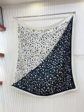 Louis Vuitton New Fashion Color Wave Dot Jacquard Silk Wool Shawl Size: 140 * 140 CM