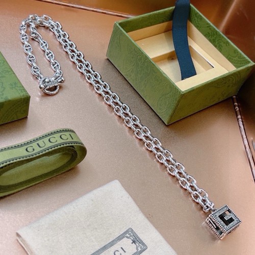 Gucci High Street Classic Double G Vintage Necklace 60CM